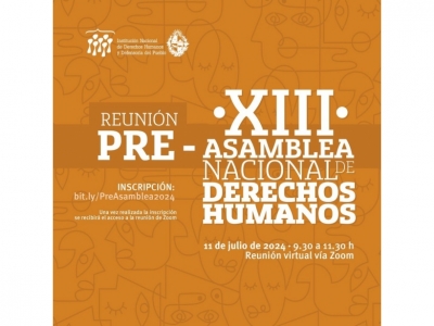Reunión pre-Asamblea Nacional de Derechos Humanos